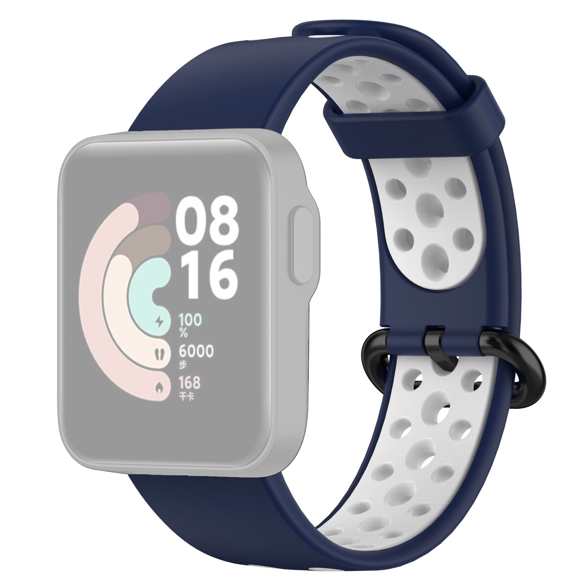 Dual-Color Hollow Silicone Watchband Strap Replacement for Xiaomi Redmi Watch 2 Dual-Color Hollow Silicone Watchband Strap Replacement for Xiaomi Redmi Watch 2